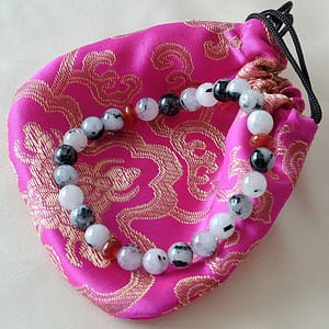 Black Rutilated Quartz Bracelet
