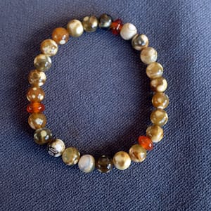 Fire Agate Bracelet